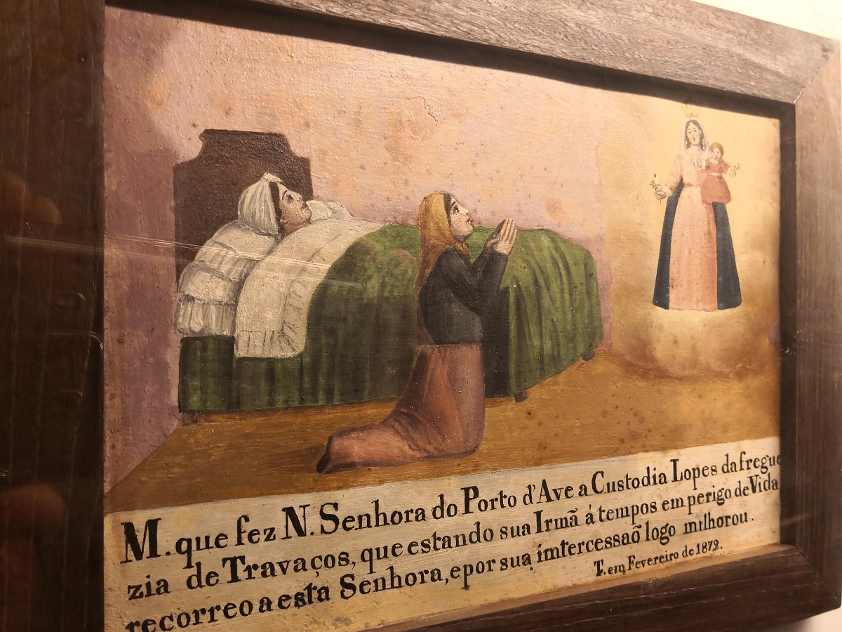 Ex-voto no Museu do Santuário de Nossa Senhora do Porto d’Ave, Taíde, Póvoa de Lanhoso.