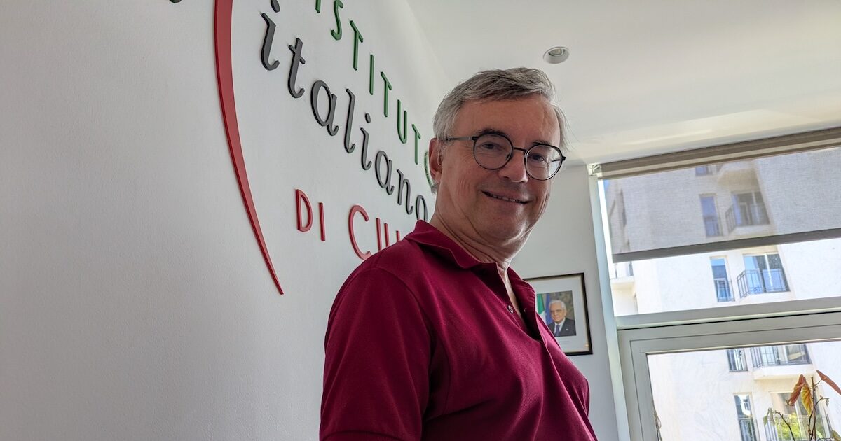 Alessandro Barbero-foto 4 O historiador italiano no Instituto Italiano de Cultura, em Lisboa: Francisco era “uma personagem enorme, precisamente por causa das suas contradições”. Foto © António Marujo/7MARGENS Alessandro Barbero