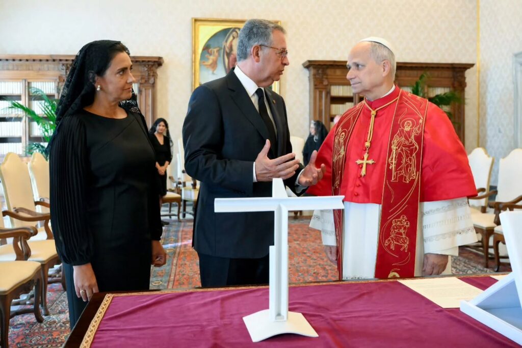 António José Seguro foi recebido pelo Papa Leão XIV esta quinta-feira, 24 setembro 2026. Foto Vatican Media 2
