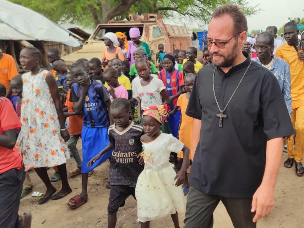 Christian Carlassare, bispo da diocese de Bentiu, Sudão do Sul. Foto DR