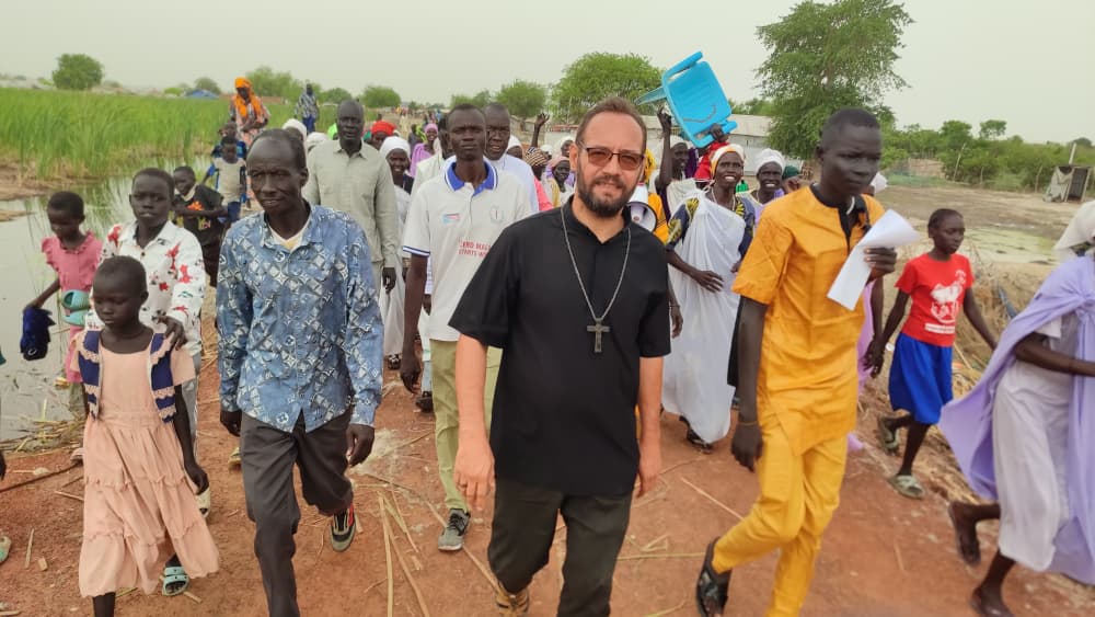 Christian Carlassare, bispo da diocese de Bentiu, Sudão do Sul. Foto DR