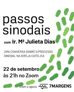 O cartaz dos próximos Passos Sinodais.