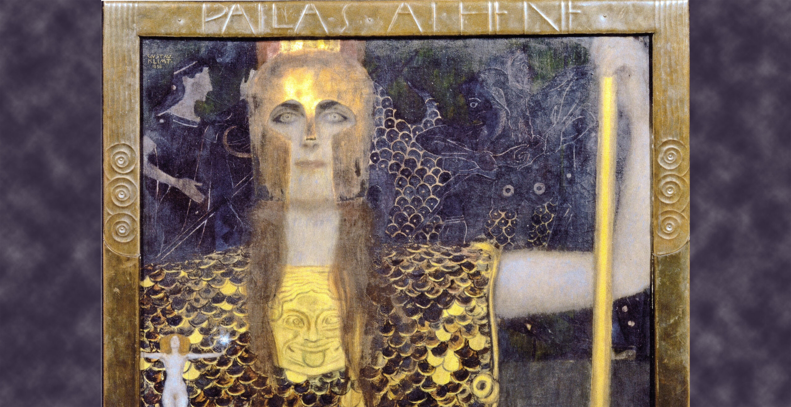 Gustav Klimt, Palas Atena, Museu de Viena, Pintura, arte