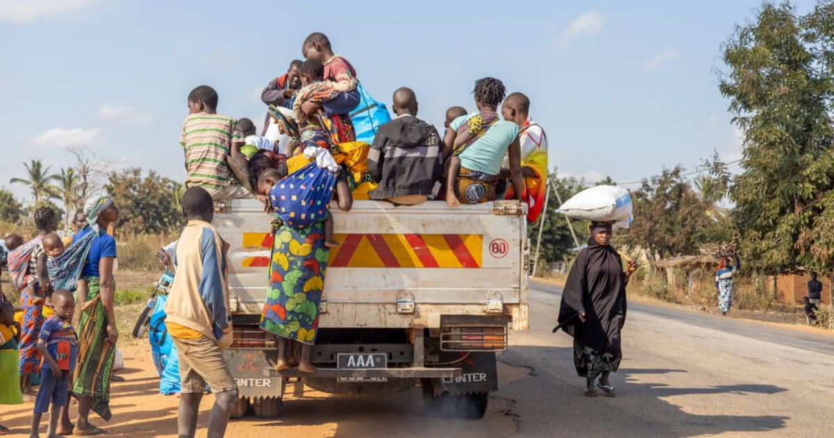 População em fuga em Cabo Delgado. Foto MSF População em fuga em Cabo Delgado. Foto MSF