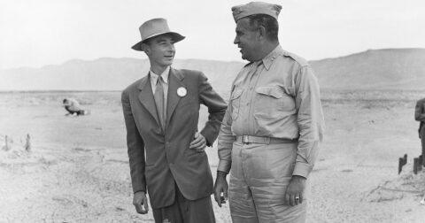 Não às armas nucleares (1): a nossa geração e o cenário do fim Julius Robert Oppenheimer, Leslie Richard Groves Jr., bomba atómica, bomba nuclear,